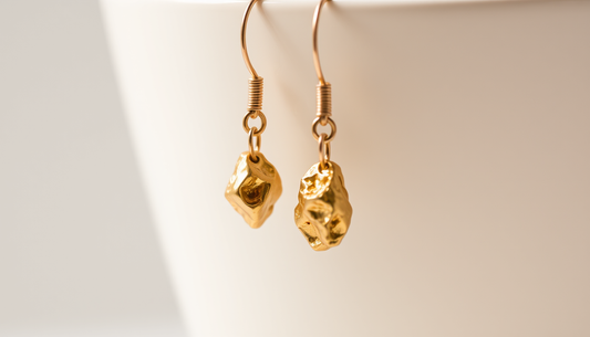 Unveiling the Craftsmanship Behind Handmade Nugget Earrings and Rings